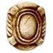 Mrs. H`s Handles Cerastone 1-1/8in. Cabinet Knob (Cuff Link)