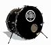 HB Kick Drum Midnite Series 22x16x20 Bass Drum Black Hardware - Stealth Black