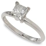1ctw Princess Cut Certified Diamond Solitaire