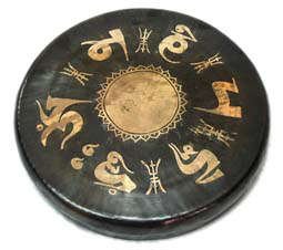 MusicalInstruments: Black Om Mani Dragon Platina Gong