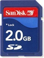 SanDisk 2GB SD Memory Card (SDSDB-2048, Bulk Package)