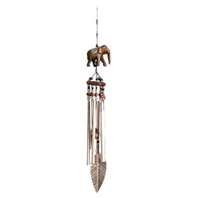 Handmade Asian Elephant Wind Chime (Thailand)