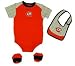 Cincinnati Reds Creeper with Bib and Booties, Size= 18 Months