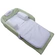 Baby Delight Supreme Snuggle Nest with Incline Wedge - Green Dots
