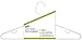 Honey-Can-Do HNG-01523 Recycled Plastic Hangers, White, 15 Count (Pack of 1)