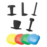 Puttycise Theraputty set, medium, 5 tools, Four 6 oz Theraputty (Yellow, Red, Green, Blue)