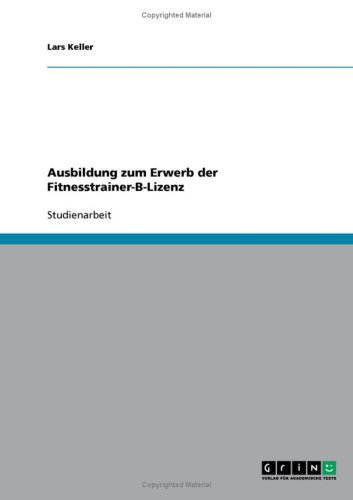 Ausbildung zum Erwerb der Fitnesstrainer-B-Lizenz