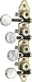 DELUXE MANDOLIN TUNERS GOLD F TYPE - LIST PRICE: $79.50
