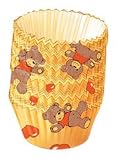 Kaiser Bakeware Patisserie Bear Paper Baking Cups Large
