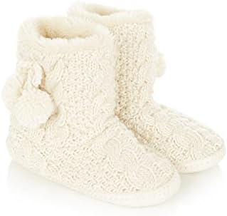 Accessorize Womens Cable Knit Boots
