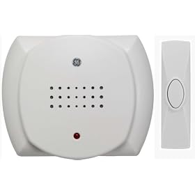 GE 19208 Wireless Door Chime, White by GE