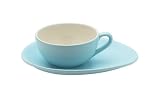 Nigella Lawson Living Kitchen Cappucino Cup & Saucer Set/2 Blue