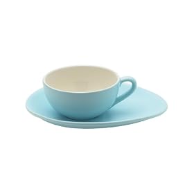 Nigella Lawson Living Kitchen Cappucino Cup & Saucer Set/2 Blue