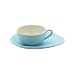 Nigella Lawson Living Kitchen Cappucino Cup & Saucer Set/2 Blue
