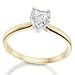 Classic Diamond Heart Solitaire 1/2ct
