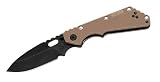 Eigenschaften Buck  / Buck Einhandmesser, Stahl 420 HC, schwarze Klinge, glasfaserverstärkter Griff, Clip