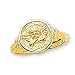 The Perfect 14K Yellow Gold Angel Ring for Women