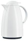 EMSA AUBERGE 621151200 Isolierkanne Quick Tip, 1,5 L wei&szlig;