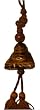 Tiger eye sitting buddha charm with tassel