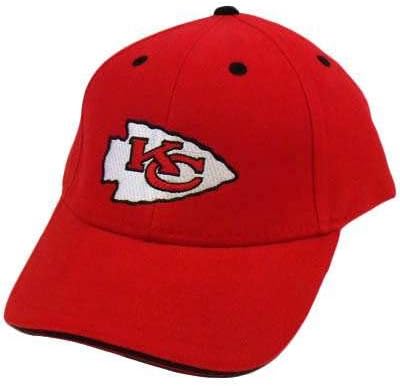 NFL KANSAS CITY CHIEFS ARROW HEAD RED VELCRO HAT CAP