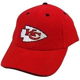 NFL KANSAS CITY CHIEFS ARROW HEAD RED VELCRO HAT CAP