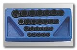 1/2 Dr. 22 Piece Metric 6 Point Impact Socket Set