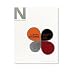 NEENAH PAPER / NEE35214 / Classic Columns Two-Tone Folder, 120lb Lineal Finish, Red/White, Six per Pack / Sold as 1 PK