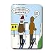 Rich Diesslins Funny Out to Lunch Cartoons - Novice Skiers Fatal Mistake Taking a Dou...