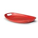 Rachael Ray Stoneware Serving Oval Platter, 9-3/4-by-15-3/4-Inch, Red