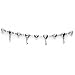 Clear Gem Passionate Heart Dangle Belly Chain