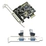 Masscool XWT-PCIE05 2-Serial & 1-Printer PCIe Card