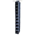 10-Shelf Shoe Organizers Set of 3 - Blue