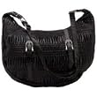 Gigi Chantal Black Ruched Large Purse