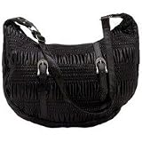 Gigi Chantal Black Ruched Large Purse