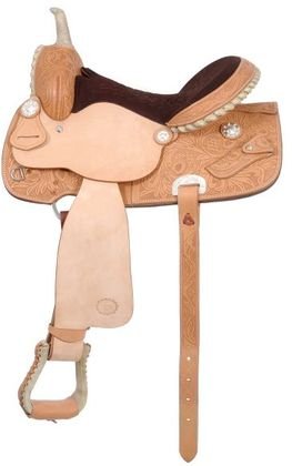 SILVER ROYAL Premium Flash Barrel Saddle