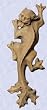 Gothic Medieval Sculpture Cat European Gargoyle Medieval Wall Statue