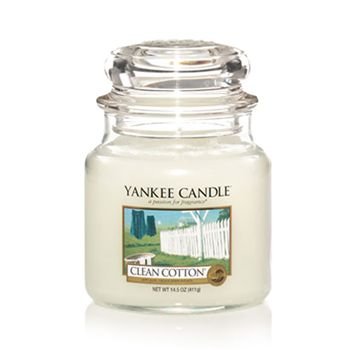 Yankee Candle - Clean Cotton Scented Large Jar 