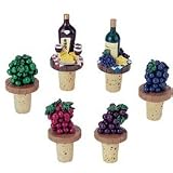 Stopper Set of 12 - Wine & Cheese