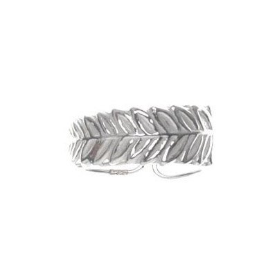 Sterling Silver Leaf Toe Ring