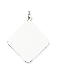Sterling Silver Engraveable Disc Charm