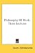 Philosophy Of Work: Three Lectures