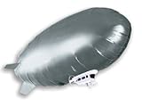Radio Control Turbo RC Blimp - Silver Large 52 inch (Style may vary)
