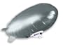 Radio Control Turbo RC Blimp - Silver Large 52 inch (Style may vary)