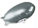 Radio Control Turbo RC Blimp - Silver Large 52 inch (Style may vary)
