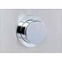 Vola Accessories A82US Vola Air Switch For Geberit In Wall Carrier Chrome Chrome