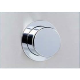 Vola Accessories A82US Vola Air Switch For Geberit In Wall Carrier Chrome Chrome