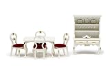 Review Micki/Lundby 60203500 / Lundby Småland Dining Room & Dresser Set