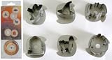 R & M Halloween Linzer 6 Piece Cookie Cutter Set