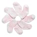 Pink pack of four towelling baby socks