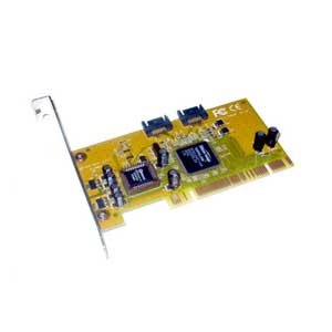 Serial ATA 150 PCI controller card with 2 channel.